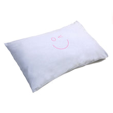 Load image into Gallery viewer, Smiley Wink Face Gray 2 Pc. Bed Pillowcase
