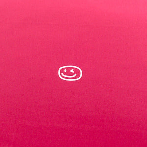 Smiley Wink Fuchsia 2 Pc. Bed Pillowcase