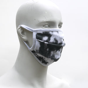 Tdye Gray Black Washable Face Mask