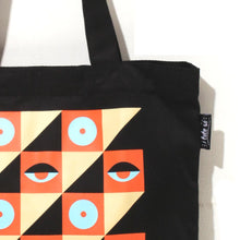 Load image into Gallery viewer, Artwork x Art Fair Ph 2025 Grid (Tote Bag - Black)
