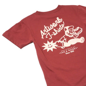 AW Boy Earth Maroon (Girls Tee)
