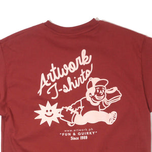 AW Boy Earth Maroon (Guys Tee)