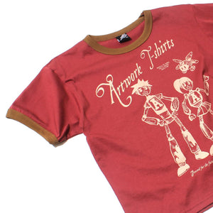 AW Classic Robot Maroon (Girls Croptop)