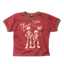 Load image into Gallery viewer, AW Classic Robot Maroon (Girls Croptop)
