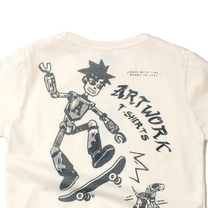 AW Robot Boi Off White (Girls Tee)