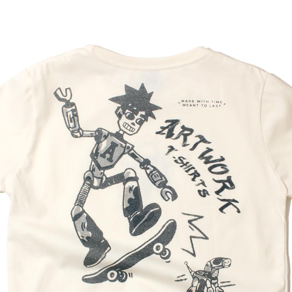AW Robot Boi Off White (Girls Tee)