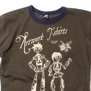 AW Classic Robot Olive (Girls Croptop)