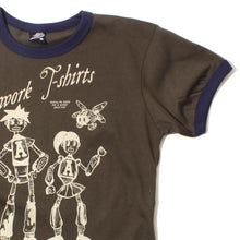 Load image into Gallery viewer, AW Classic Robot Olive (Girls Croptop)
