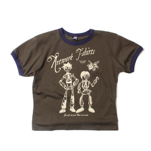 AW Classic Robot Olive (Girls Croptop)