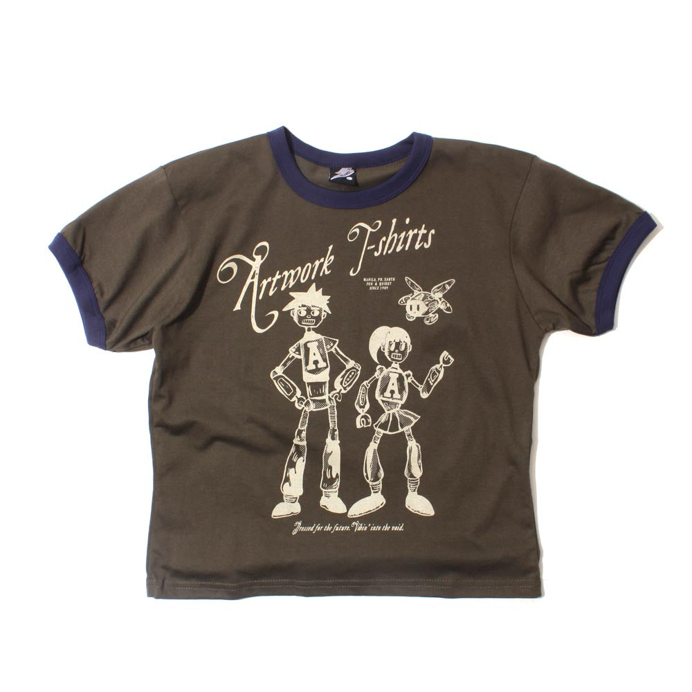 AW Classic Robot Olive (Girls Croptop)