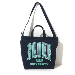 Broke University (Sling Tote Bag)