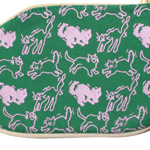 Hissing Cat Pattern (Coin Purse)