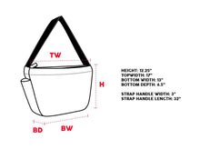 Load image into Gallery viewer, AW Robot Dog Maroon (Wide Messenger Bag)
