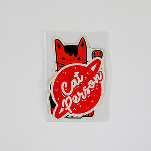 Cat Person Mini Drawing Book and Sticker Set
