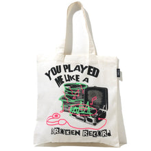 Load image into Gallery viewer, Broken Record (Tote Bag)
