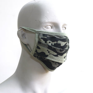 Camo 3 A Forest Washable Face Mask