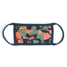 Load image into Gallery viewer, Camo 4 Navy Washable Face Mask
