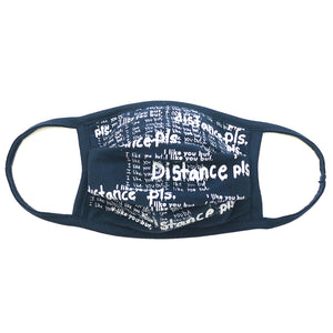 Distance Navy Face Mask