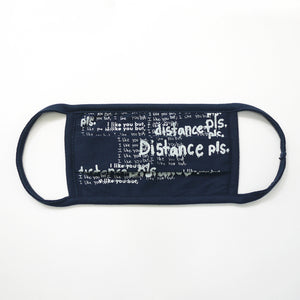 Distance Navy Face Mask