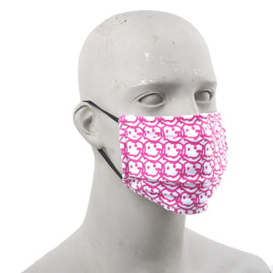 Smile Graffiti Face Mask and Alcohol Set - Pink