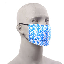 Load image into Gallery viewer, Smile Graffiti Face Mask and Alcohol Set - Cyan
