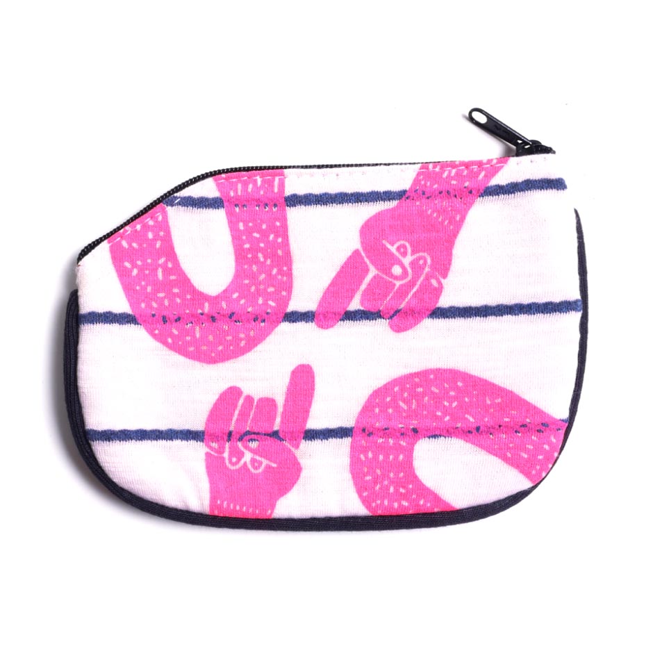 Pointing Light Coin Purse