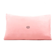 Load image into Gallery viewer, Smiley Wink Pink 2 Pc. Bed Pillowcase
