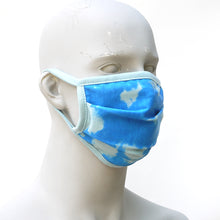 Load image into Gallery viewer, Tdye Ash Cyan Washable Face Mask
