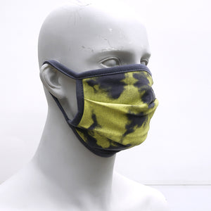 Tdye Charcoal Yellow Washable Face Mask