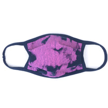 Load image into Gallery viewer, Tdye Navy Pink Washable Face Mask
