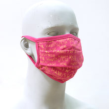 Load image into Gallery viewer, Wash Hands Fuchsia Washable Face Mask
