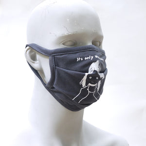 Wednesday Charcoal Washable Face Mask